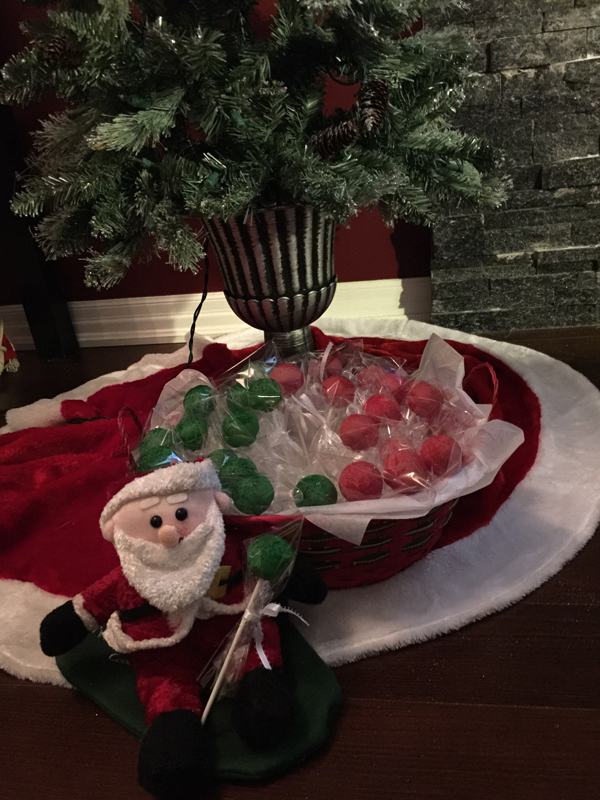 Christmas Cake Pops